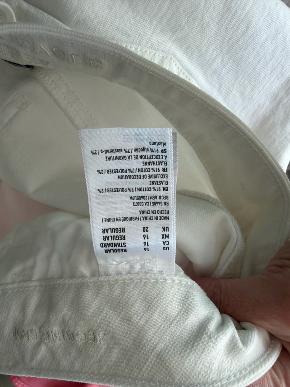 American Eagle Outfitters White Super Stretch Jeans - Picture 4 of 4